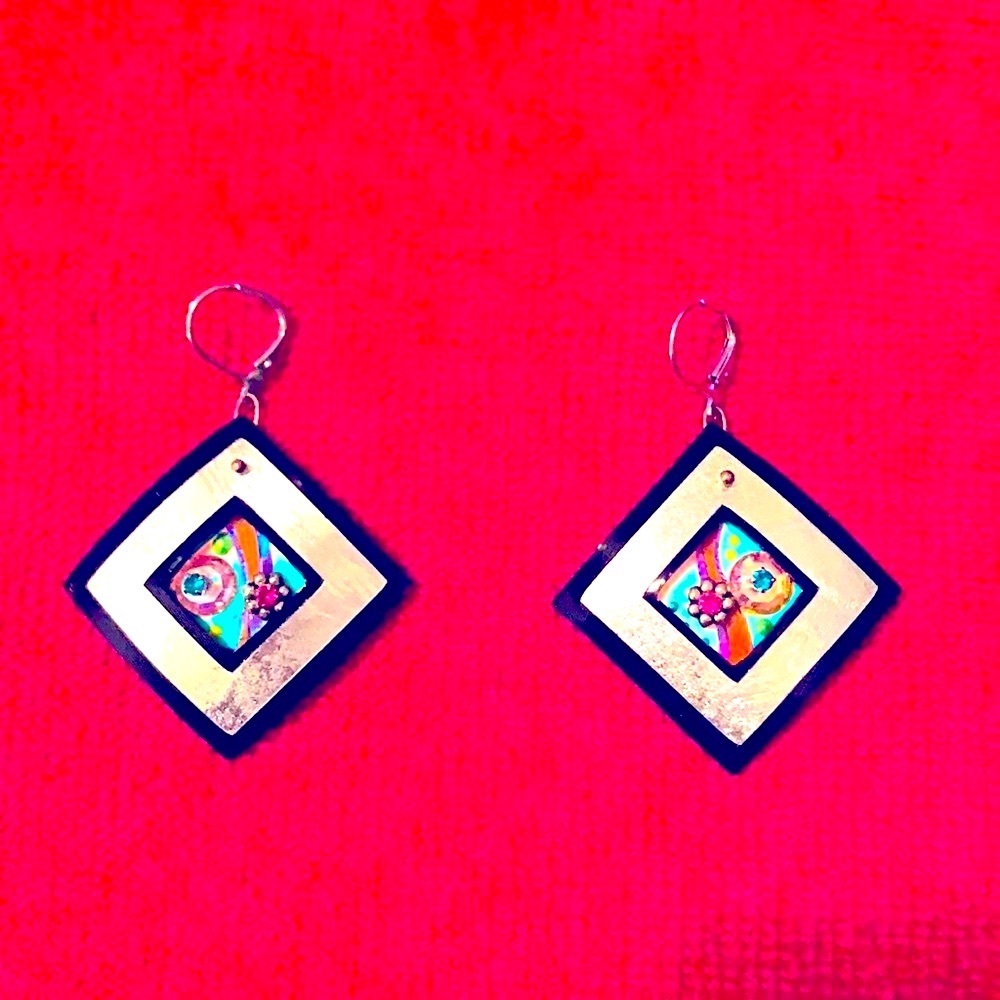 Unique handmade earrings.